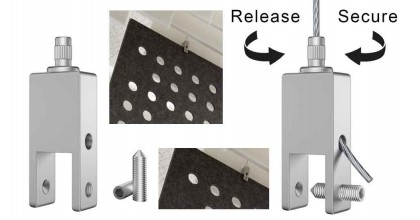 GeckoTeq Akustikplattenklemmen 12,0 mm – 25 kg